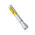 Długopis, latarka 2 LED żółty V1654-08  thumbnail
