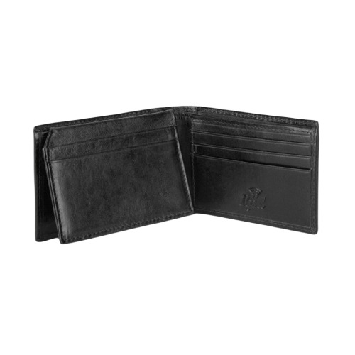 Męski portfel WITTCHEN ze skóry minimalistyczny Czarny WITT26-1-421 (1)