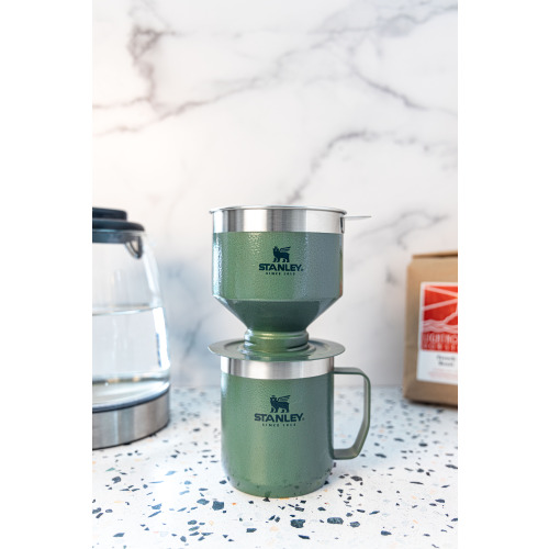 ZAPARZACZ STANLEY THE PERFECT-BREW POUR OVER Hammertone Green 1009383002 (8)