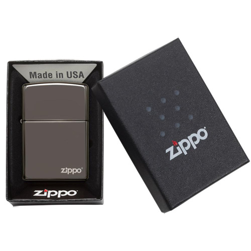 Zapalniczka Zippo Classic z logo Black Ice ZIP60001213 (3)
