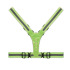 Pasek odblaskowy z diodą LED fluorescencyjny zielony MO2100-68  thumbnail