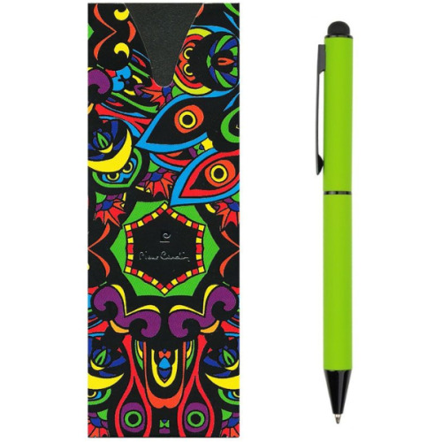 Długopis metalowy touch pen, soft touch CELEBRATION Pierre Cardin Jasnozielony B0101707IP329 (1)
