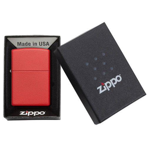 Zapalniczka Zippo Classic Czerwony mat ZIP60001187 (3)