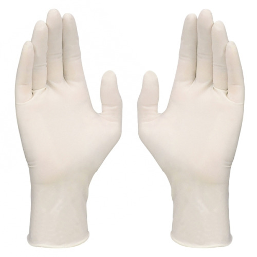 Rękawiczki lateksowe rozmiar L 100 szt. biały L5166306 (1)