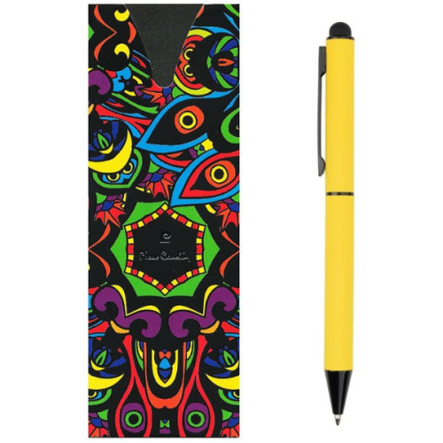 Długopis metalowy touch pen, soft touch CELEBRATION Pierre Cardin Żółty B0101700IP308 (1)