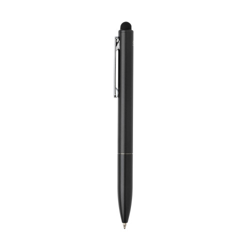 Długopis, touch pen Kymi, aluminium z recyklingu czarny P611.231 (2)