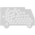 Pojemnik z miętówkami "ciężarówka" biały V8560-02  thumbnail