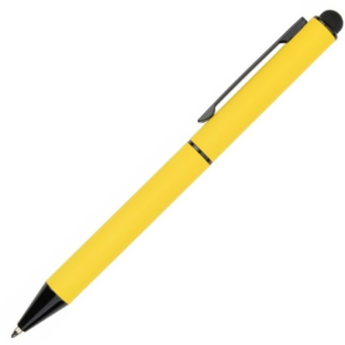 Długopis metalowy touch pen, soft touch CELEBRATION Pierre Cardin Żółty B0101700IP308 (2)