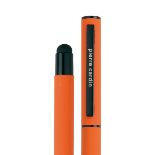 Pióro kulkowe touch pen, soft touch CELEBRATION Pierre Cardin Pomarańczowy B0300601IP310 (4)