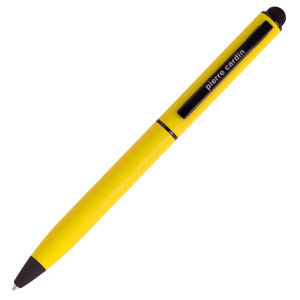 Długopis metalowy touch pen, soft touch CELEBRATION Pierre Cardin Żółty