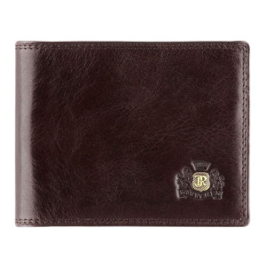 Męski portfel WITTCHEN z herbem średni Brązowy