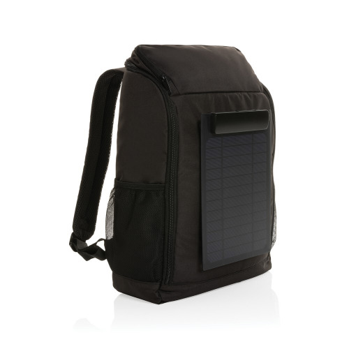 Plecak z panelem słonecznym 5W Pedro AWARE™ RPET czarny P763.291 (9)