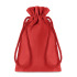Mała bawełniana torba czerwony MO9729-05  thumbnail