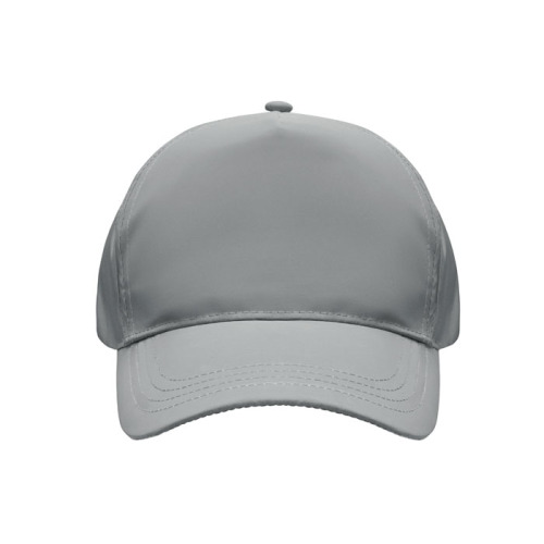 Odblaskowa czapka z daszkiem srebrny mat MO6982-16 (1)