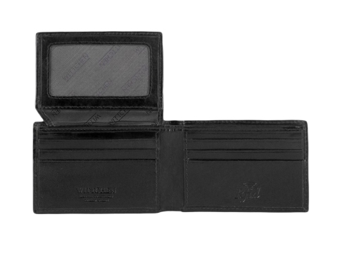 Męski portfel WITTCHEN ze skóry minimalistyczny Czarny WITT26-1-421 (2)