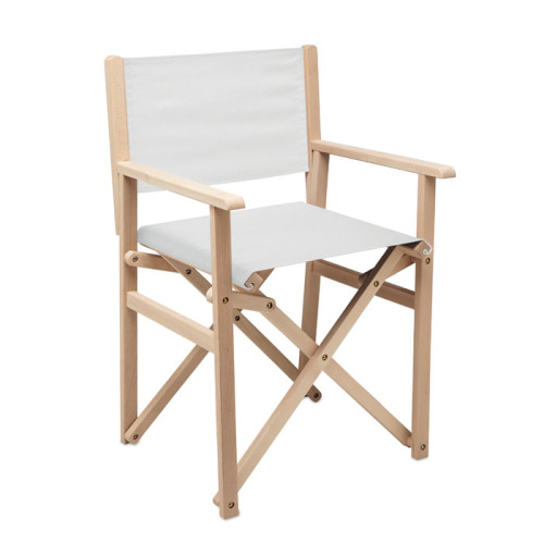 Składane krzesło plażowe biały MO6945-06 