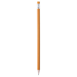 Ołówek, gumka pomarańczowy