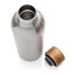 Butelka termiczna 500 ml Wood, stal nierdzewna z recyklingu silver P435.532 (2) thumbnail