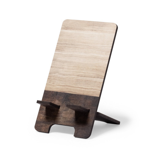 Drewniany stojak na telefon, składany neutralny V0909-00 (3)