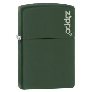 Zapalniczka Zippo Classic z logo Zielony mat