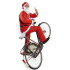 Osłona na siodełko rowerowe czerwony V5550-05 (6) thumbnail