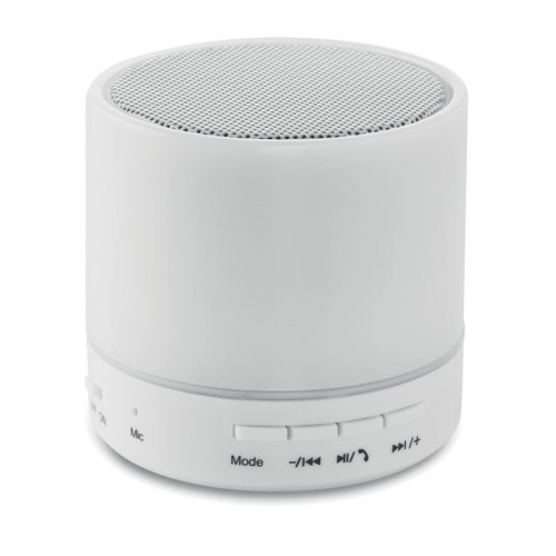 Głośnik bezprzewodowy LED biały MO9062-06 