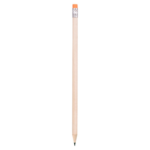 Ołówek z gumką pomarańczowy V1695-07 