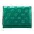 Damski portfel WITTCHEN z lakierowanej skóry z monogramem mały Zielony WITT34-1-070  thumbnail