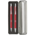 Zestaw piśmienny, długopis i ołówek mechaniczny czerwony V1956-05  thumbnail