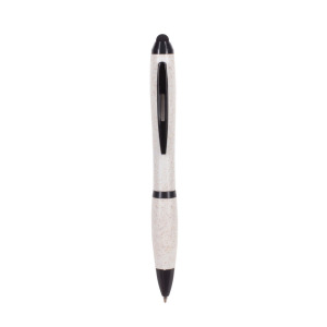 Ekologiczny długopis, touch pen beżowy