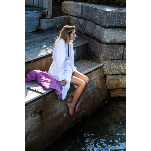Queen Anne płaszcz kąpielowy Spa szary 95 410906-95 (5)