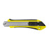 Nóż do tapet z mechanizmem zabezpieczającym, zapasowe ostrza w komplecie żółty V7237-08 (3) thumbnail