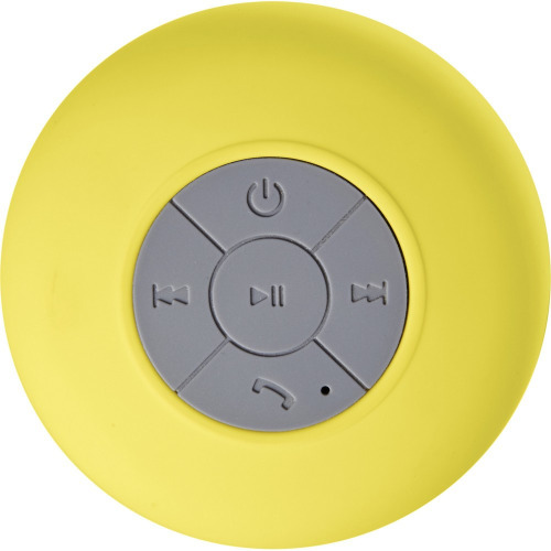 Głośnik bezprzewodowy z przyssawką żółty V3781-08 