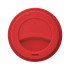 Ekologiczny kubek podróżny 350 ml PLA czerwony, biały P432.884 (1) thumbnail