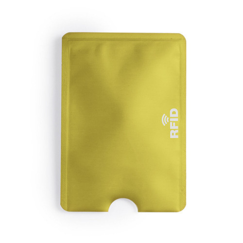 Etui na kartę kredytową, ochrona przed RFID żółty V0486-08 