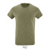 REGENT F Męski T-Shirt 150g melanż khaki S00553-HK-XXL  thumbnail