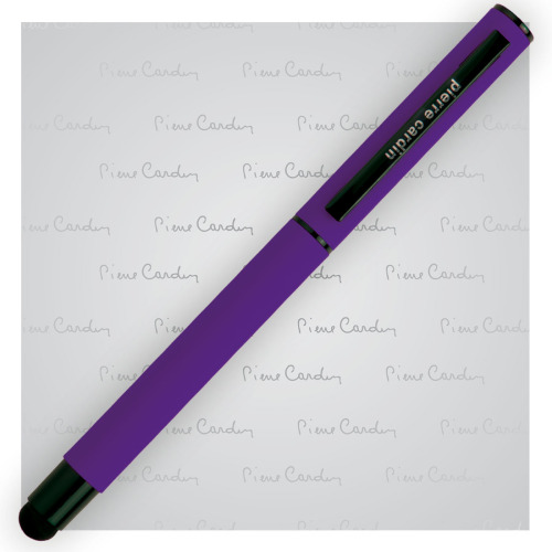 Pióro kulkowe touch pen, soft touch CELEBRATION Pierre Cardin Fioletowy B0300604IP312 