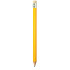 Ołówek z gumką żółty V7682-08  thumbnail