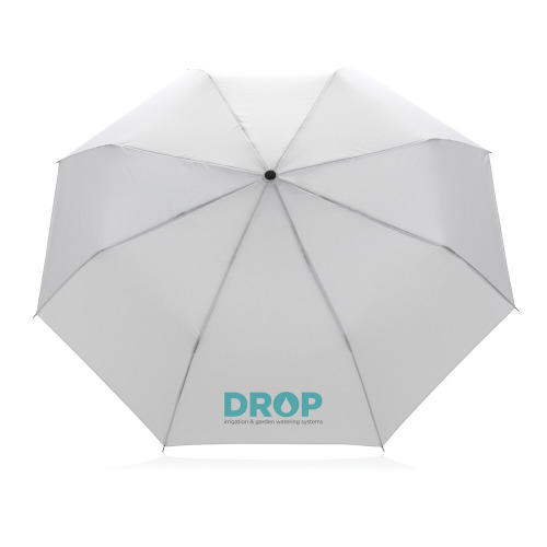 Mały parasol automatyczny 21" Impact AWARE rPET biały P850.583 (4)