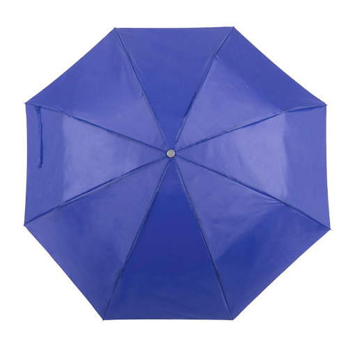 Parasol manualny, składany niebieski V0733-11 