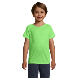 SPORTY Dziecięcy T-Shirt Neon Green