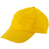 Czapka z daszkiem żółty V7065-08  thumbnail