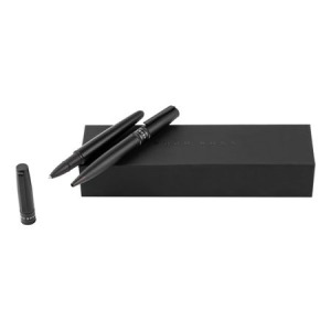 Zestaw upominkowy HUGO BOSS długopis i pióro kulkowe - HSV2124T + HSV2125T Czarny