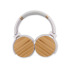 Składane bezprzewodowe słuchawki nauszne, bambusowe elementy biały V0190-02 (3) thumbnail