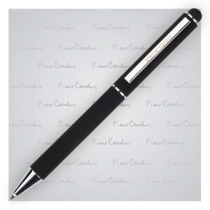 Długopis metalowy touch pen, soft touch CLAUDIE Pierre Cardin Czarny