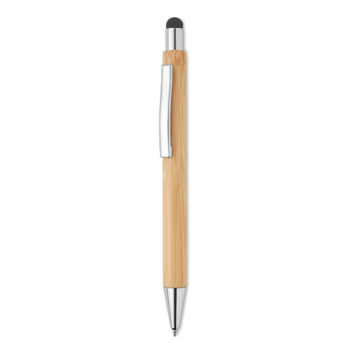 Długopis bambusowy z rysikiem drewna MO9945-40 