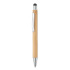 Długopis bambusowy z rysikiem drewna MO9945-40  thumbnail