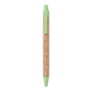 Długopis korkowy zielony