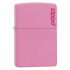 Zapalniczka Zippo Classic z logo Różowy mat ZIP60001206  thumbnail