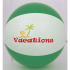 Piłka plażowa dwukolorowa KEY WEST zielony 105109 (2) thumbnail